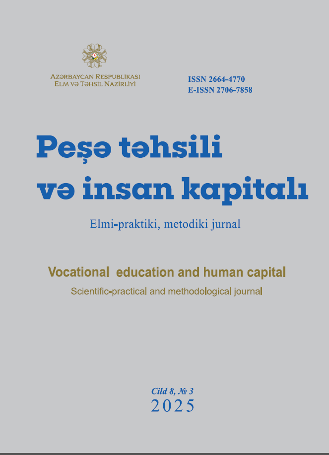 "Peşə təhsili və insan kapitalı" jurnalı 2025, №3