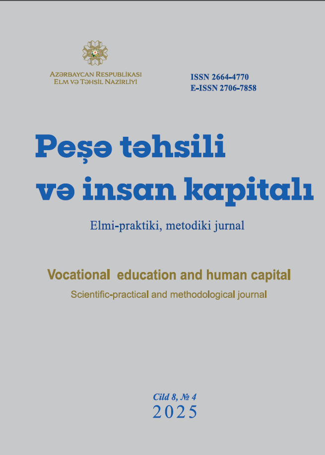 "Peşə təhsili və insan kapitalı" jurnalı 2025, №4