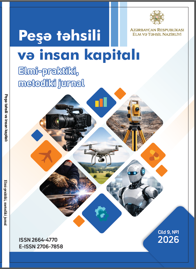 "Peşə təhsili və insan kapitalı" jurnalı 2026, № 1